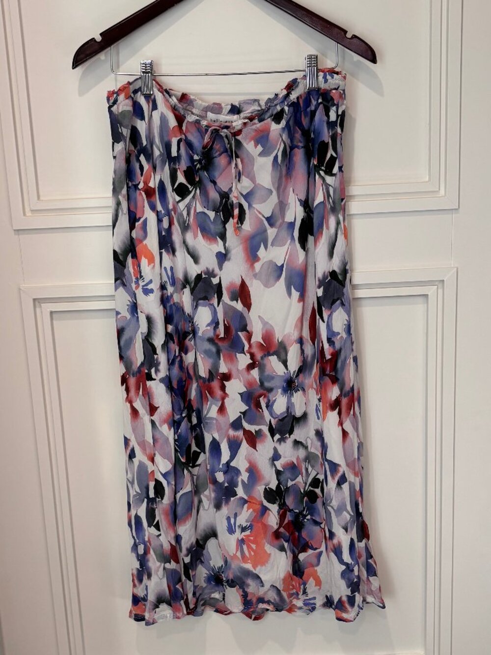 Bella Dahl Floral Bias Cut Skirt – Lightweight Printed Skirt